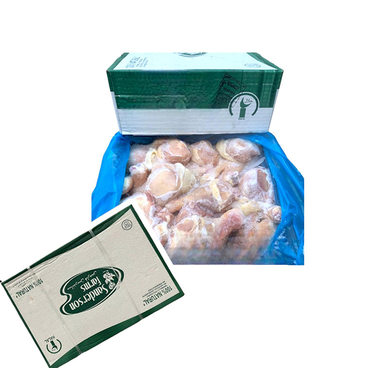 Caja de muslos de  pollo 33lb