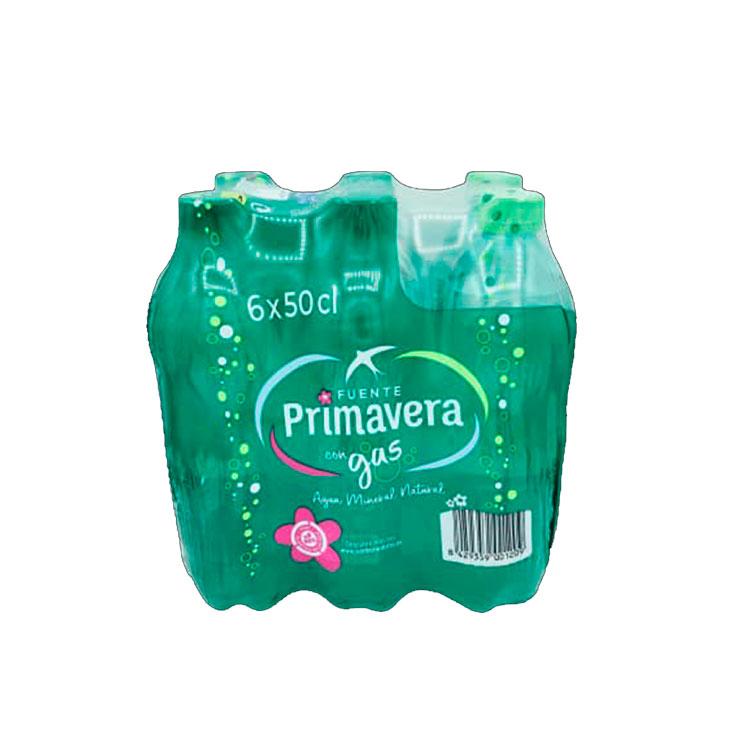 Agua mineral con gas 500ml - 6uni