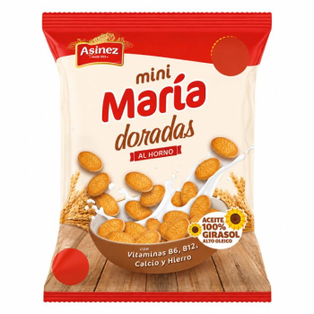 Galletas mini maria doradas asinez 250 g
