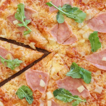 Pizza de jamón