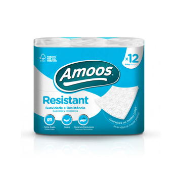 Papel sanitario Amoos 12uni