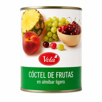 Coctel frutas en almibar vola lata 425 g