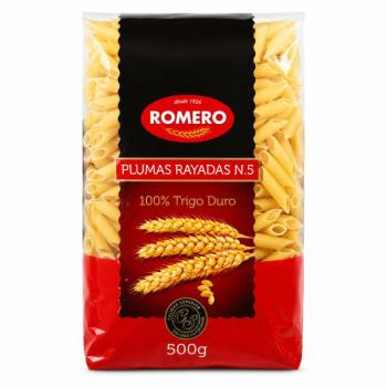 Pasta romero macarron pluma 500 g